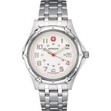 Men's Standard Issue XL by Wenger White Dial Stainless 73119