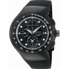Men's Streamline Alarm Chronograph Black Dial