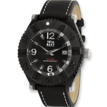 Mens Swi55 Navy Armada Ipb-plated Black Dial Watch Xwa4087