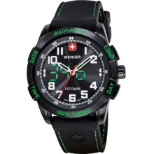 Men's swiss wenger nomad led compass watch 70433