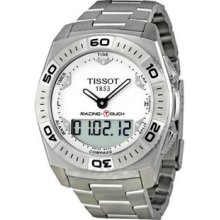Men's T-Touch Racing Analog Digital Stainless Steel Case and Bracelet