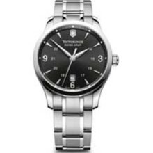 Men's Victorinox Swiss Army Alliance Watch with Black Dial (Model: