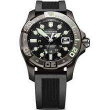 Men's Victorinox Swiss Army Dive Master 500 Black PVD Stainless Steel