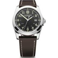 Men's Victorinox Swiss Army Infantry Watch with Black Dial (Model: