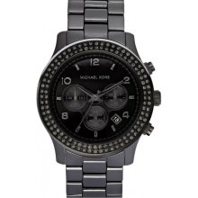 Michael Kors Black Out Chronograph Watch MK5360