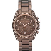 Michael Kors Blair Espresso Chronograph Watch - Brown