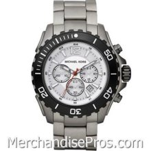 Michael Kors 'drake Titanium' Chronograph Men's Sport Watch Mk8230