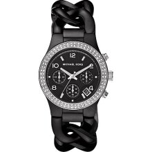 Michael Kors Ladies Twist Ceramic Crystal Watch MK5388