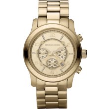 Michael Kors Men's Goldtone Yellow Dial Watch MK8077