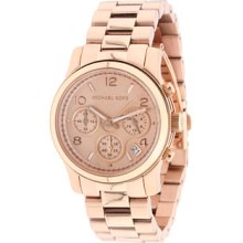 Michael Kors Rose Gold-tone Chronograph Watch MK5128