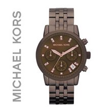 Michael Kors Women Watch MK5547 Chronograph Brown