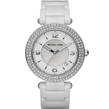 Michael Kors Women's Ceramics White Dial Watch MK5308