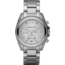 Michael Kors Women's Glitz Silver Dial Watch MK5165