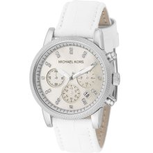 Michael Kors Women's White Hot White Dial Watch MK5049