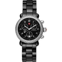 Michele CSX Black Ceramic Diamond Ladies Watch MWW03N000003