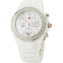 Michele Tahitian Ceramic White Diamond 36mm Women's Watch MWW12B000001