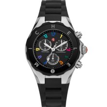 MICHELE 'Tahitian Jelly Bean Carousel' 40mm Watch Black