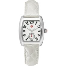MICHELE Urban Mini White Quilted Leather