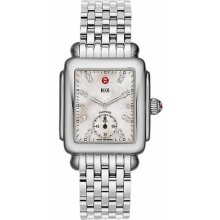 Michele Women's Deco 16 White Dial Watch MWW06V000002