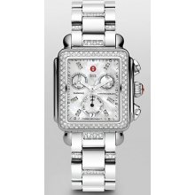 Michele Women's Deco Silver Dial Watch MWW06P000103