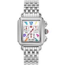 Michele Women's Deco White Dial Watch MWW06P000018