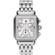 Michele Women's Deco White Dial Watch MWW06P000099