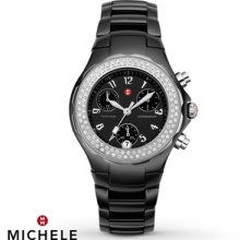 Michele Women's Watch Tahitian Ceramic MWW12A000005- Women's Watches