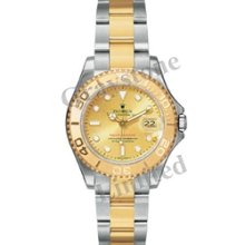 Midsize Rolex Oyster Perpetual Yacht-Master 35mm Watch - 168623_Champ
