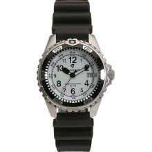 Momentum Men's 1M-Dv00w1b M1 White Dial Black Rubber Dive Watch