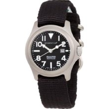 Momentum Women's 1M-Sp01b8b Atlas Black Dial Re-Ply Nylon Strap Watch