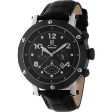 Momentus Antiallergic Leather Band Chronograph Men's Watch Tm186s-04bs