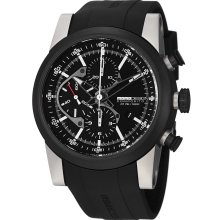 Momo Design Men's 'Composito' Black Dial Black Rubber Strap Watch