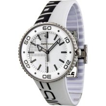 MOMO Design White and Black Dial Rubber Mens Watch 187-RB-VT-19WT ...