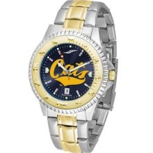 Montana State University Men's Stainless Steel and Gold Tone Watch