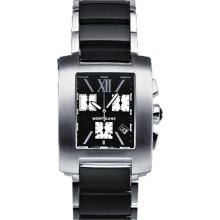 Montblanc Profile XL Automatic Black and White Dial Mens Watch 8553