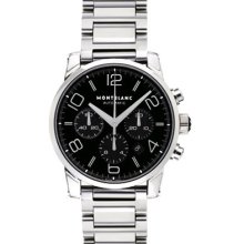 Montblanc Timewalker Stainless Steel Mens Watch 9668