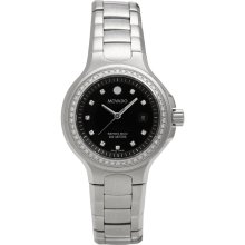 Movado 800 Series Series 800 Stainless Steel Diamond Women's Watch 2600054