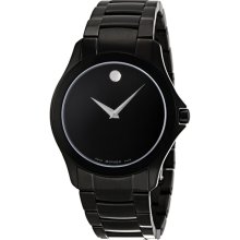 Movado Black Ion-plated Stainless Steel Mens Watch 0606486