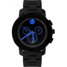 Movado Bold 3600101 Watch Large Unisex - Black Dial