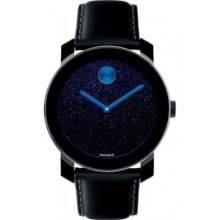 Movado Bold Large Blue Sandstone Watch