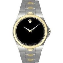 Movado Luno Two-tone Stainless Steel Mens Watch - 605635
