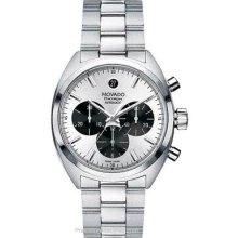 Movado Men's Datron White Dial Watch 0606365