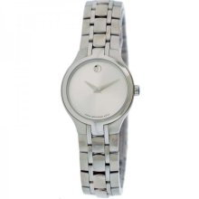 Movado Military Stainless Steel Ladies Watch - 606451