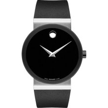 Movado Sapphire Leather Mens Watch 0606268