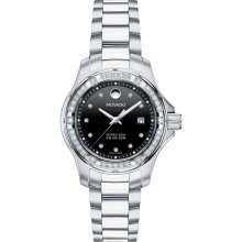MOVADO Series 800 2600079 Stainless Steel Diamond Watch