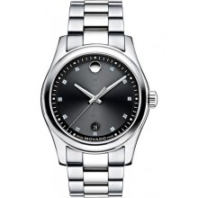 Movado Sportivo Diamond Stainless Steel Mens Watch 0606496