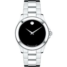 Movado Swiss Watch Master Xl Automatic Black Rubber 0606295