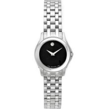 Movado Women's 605974 Corporate Exclusive Black Dial Watch 0605974