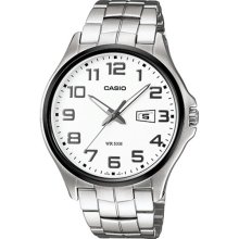 MTP-1319BD-7AV MTP1319BD Casio Gents Quartz Analog White Dial Sports Watch