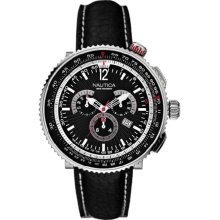 Nautica N29512G Ocean 50 Chronograph Black Dial Men's Watch